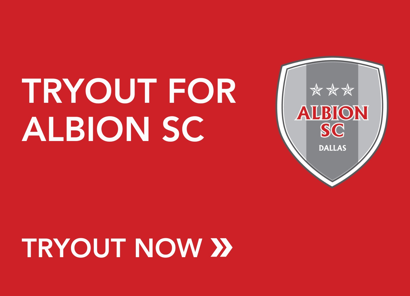Tryout for ALBION Dallas